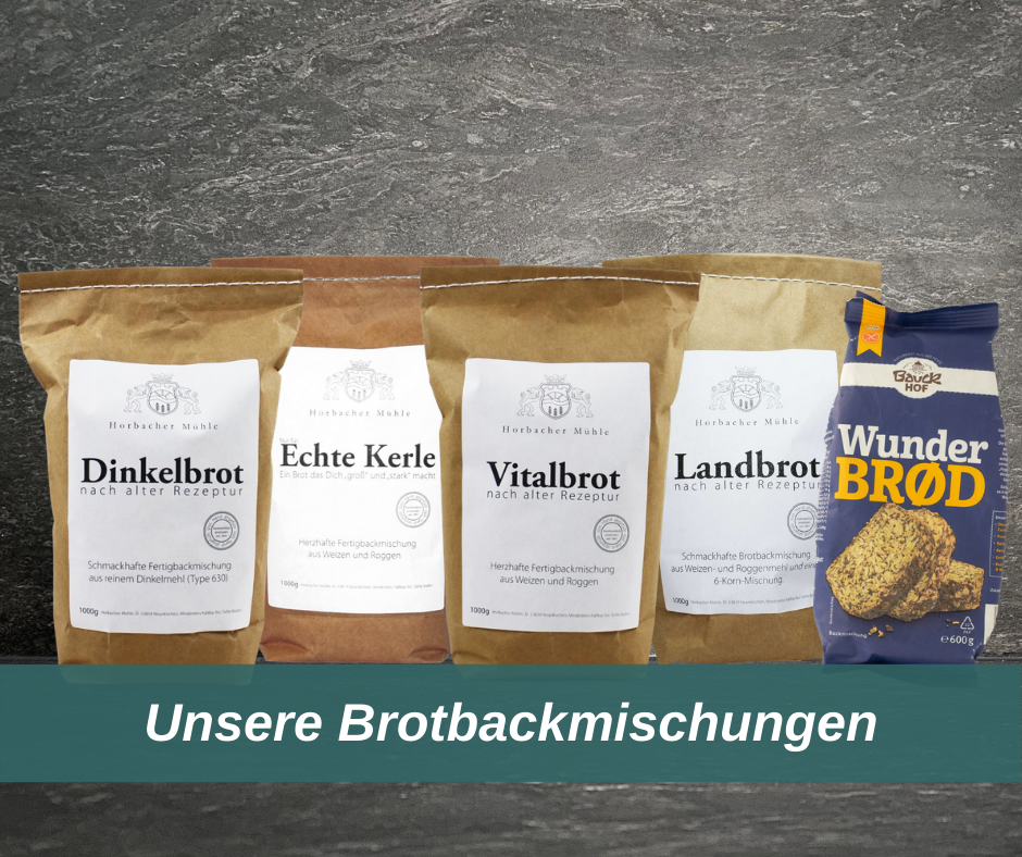 Unsere Brotbackmischungen