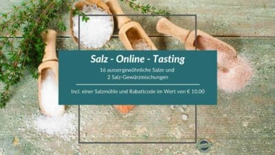 Online Tasting mit Salz Erlebnisbox am 08. April 2025